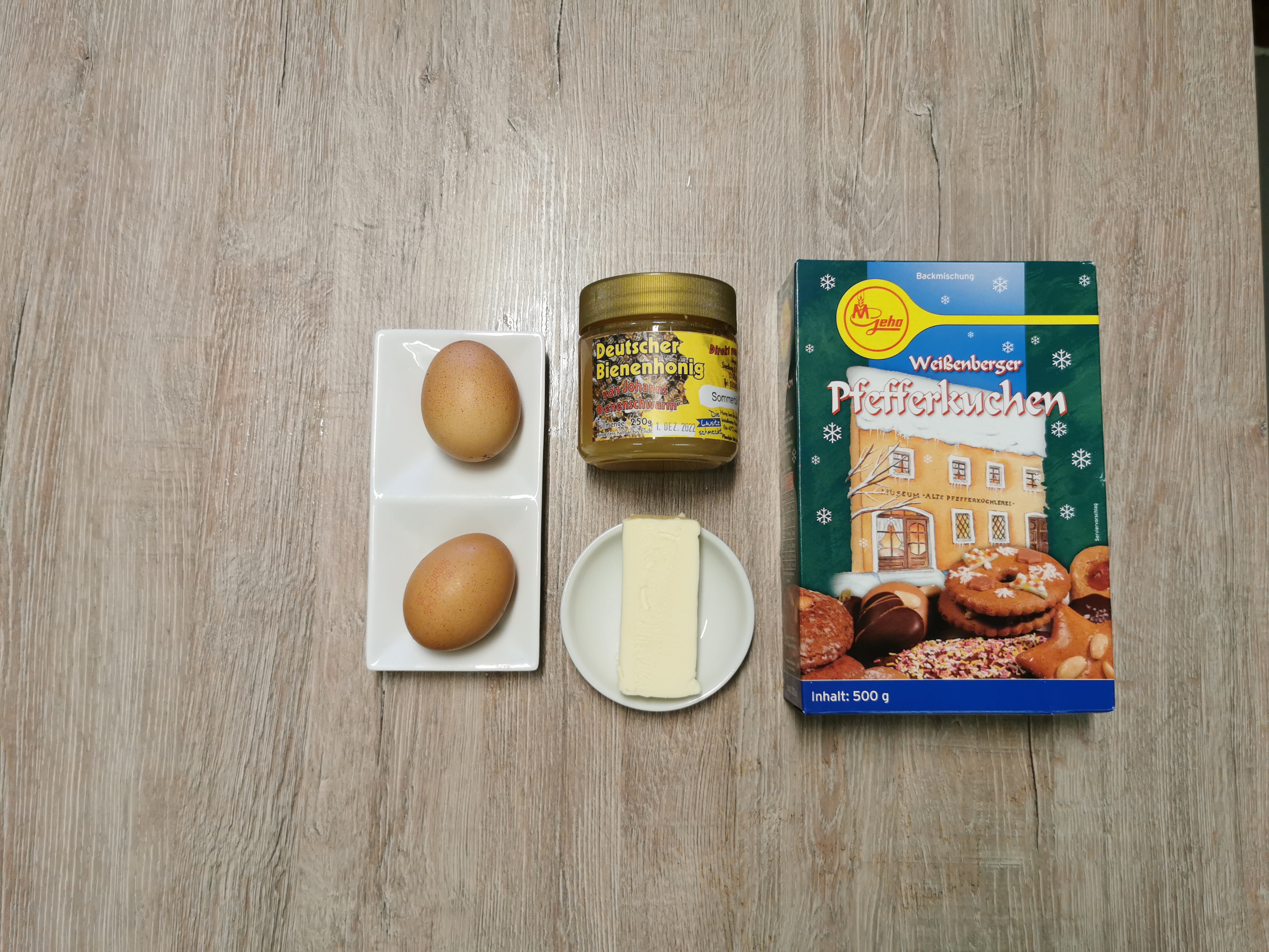Zutaten für das November-Gericht