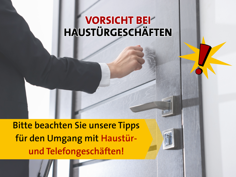 News Titelbild - Vorsicht bei Anrufen oder Hausbesuchen