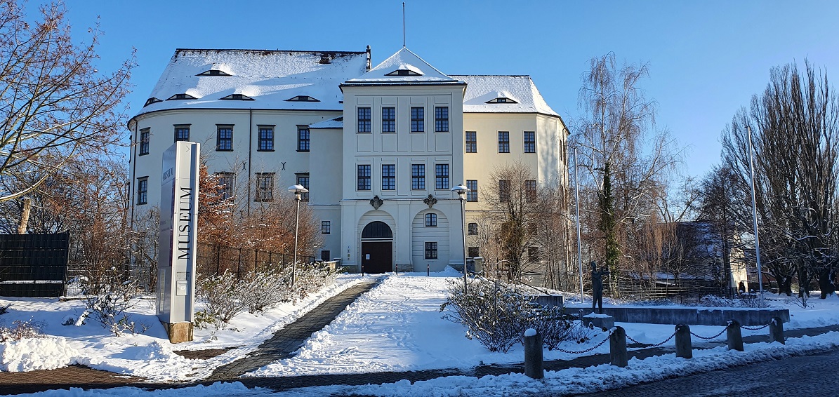 Schloss Hoyerswerda im Winter