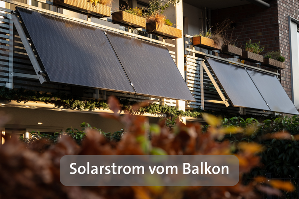 News Titelbild - Strom sparen mit Balkonstrom
